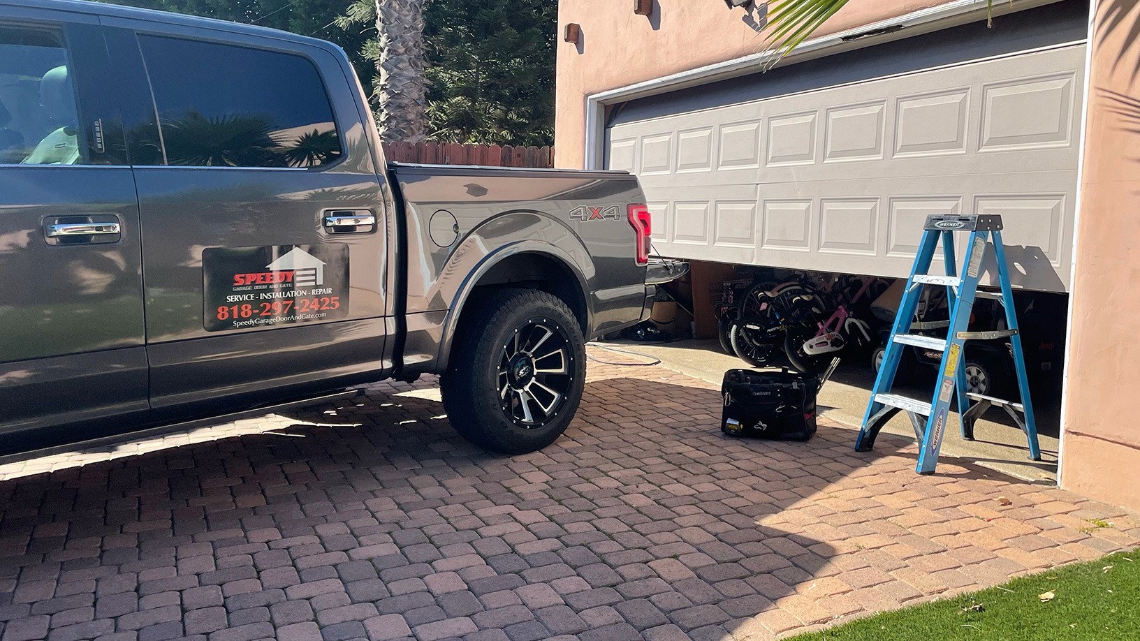 Speedy Garage Door and Gate service truck